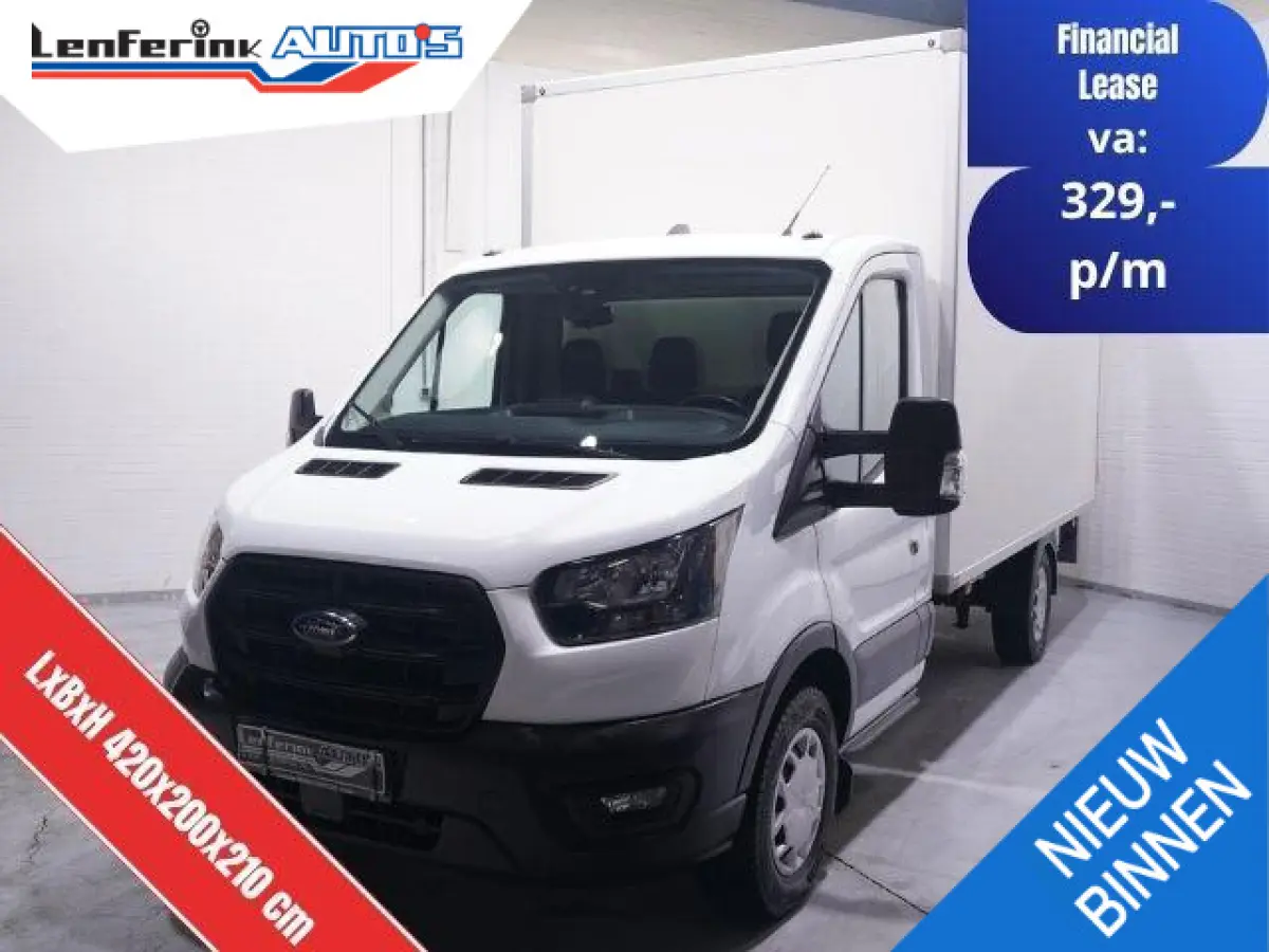 2.0 TDCi 160 pk Bakwagen met Laadklep Airco Cruise Control, LxBxH 420x200x210 cm, 3-Zits