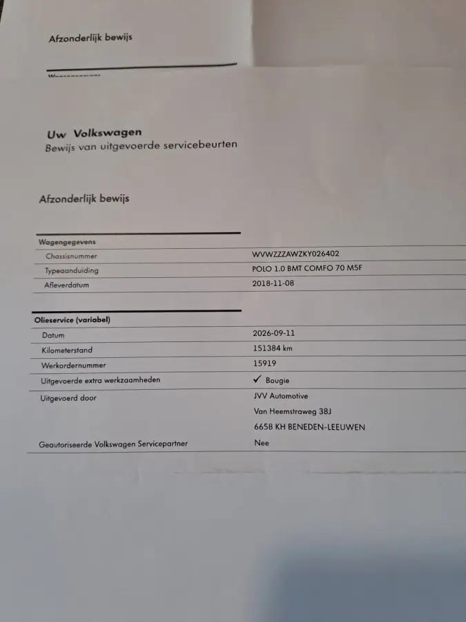 1.0 TSI Comfortline Business