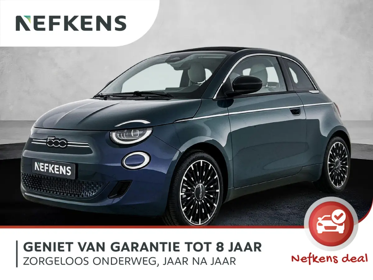 118pk La Prima 42 kWh Automaat | Soft Top | Navigatie | Climate Control | Adaptieve Cruise Control | Achteruitrijcamera | Dodehoekdetectie | 17" Lichtmetalen Velgen | Apple Carplay/Android A