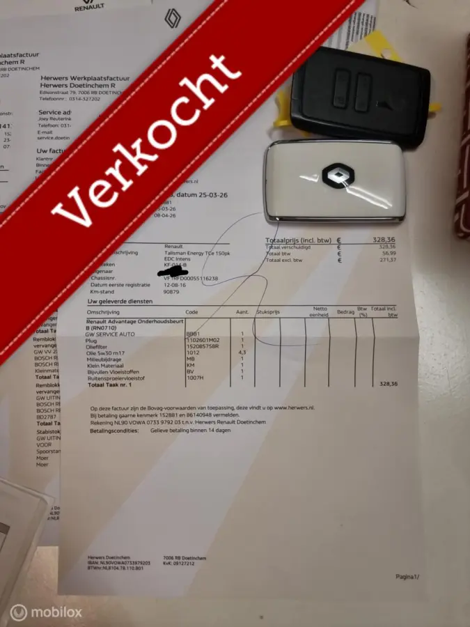 1.6 TCe 150pk Automaat. 96000km NAP. NL