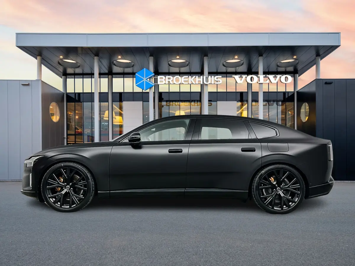 Twin Performance 106kWh Ultra | Full Matt PPF | Heico Spacers & Verlaging | 22" Glossy Black | Polestar effect Remklauwen | Digitale Achteruitkijkspeigel | Luchtvering | B&W | Full options