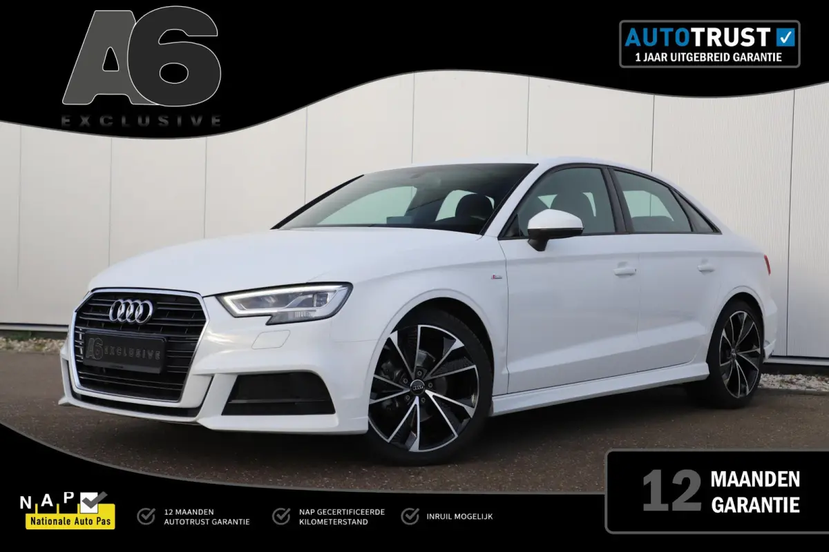 30 TFSI Sport S Line Edition Automaat Half Leder Sportstoelen Nieuwe 18 inch Velgen Vredestein All-season Banden! Full LED Navigatie Bluetooth Climate Cruise Parkeersensor