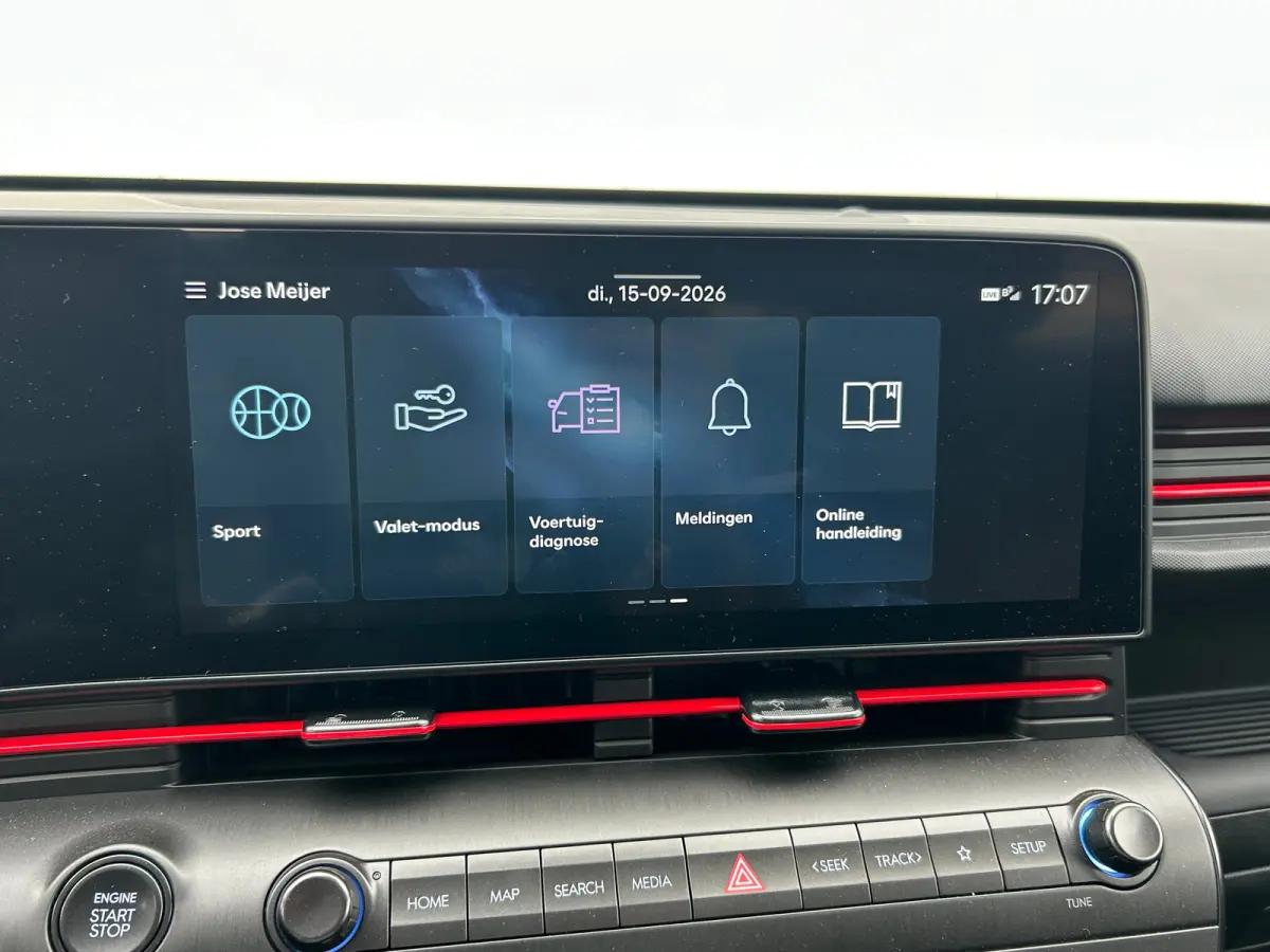 Hyudai N Line Navigatie Full Map | Cruise Control Adaptief | Stoelverwarming+verkoeling Voorzijde | Elektrische Achterklep |