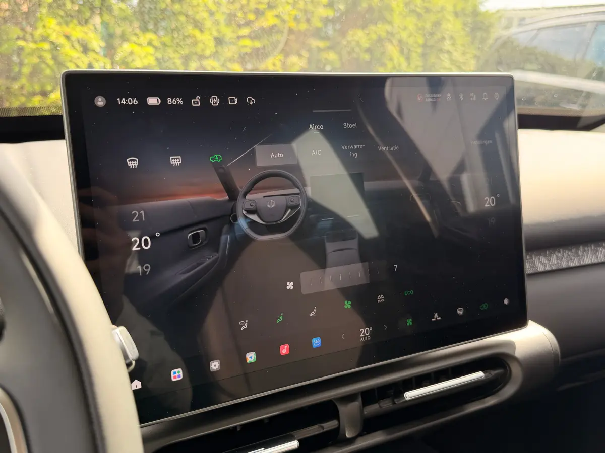 ProMax Design 53 kWh | DEMO | Adapt. Cruise | 360 Camera | Stoel+Stuurverwarming | V2L | Warmtepomp | Navi | Climate | Leder | Keyless