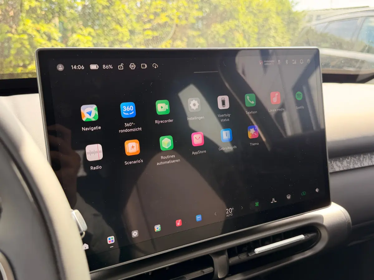 ProMax Design 53 kWh | DEMO | Adapt. Cruise | 360 Camera | Stoel+Stuurverwarming | V2L | Warmtepomp | Navi | Climate | Leder | Keyless