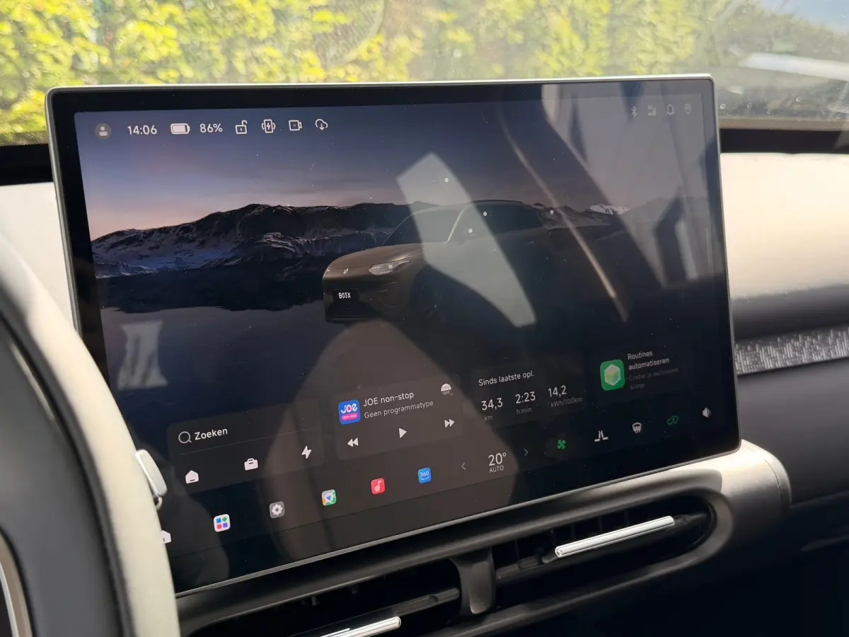 ProMax Design 53 kWh | DEMO | Adapt. Cruise | 360 Camera | Stoel+Stuurverwarming | V2L | Warmtepomp | Navi | Climate | Leder | Keyless