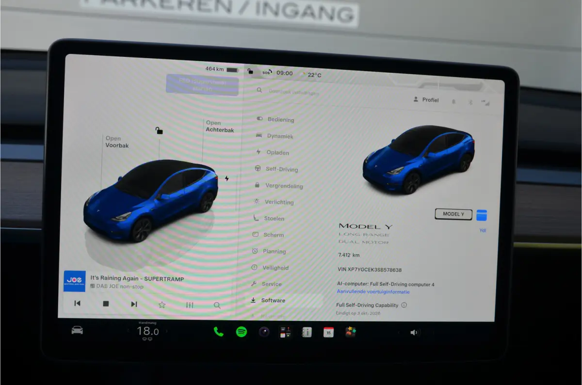 Long Range AWD 75 kWh Trekhaak (1.600kg), AutoPilot4.0 (FSD 99,- p/mnd)