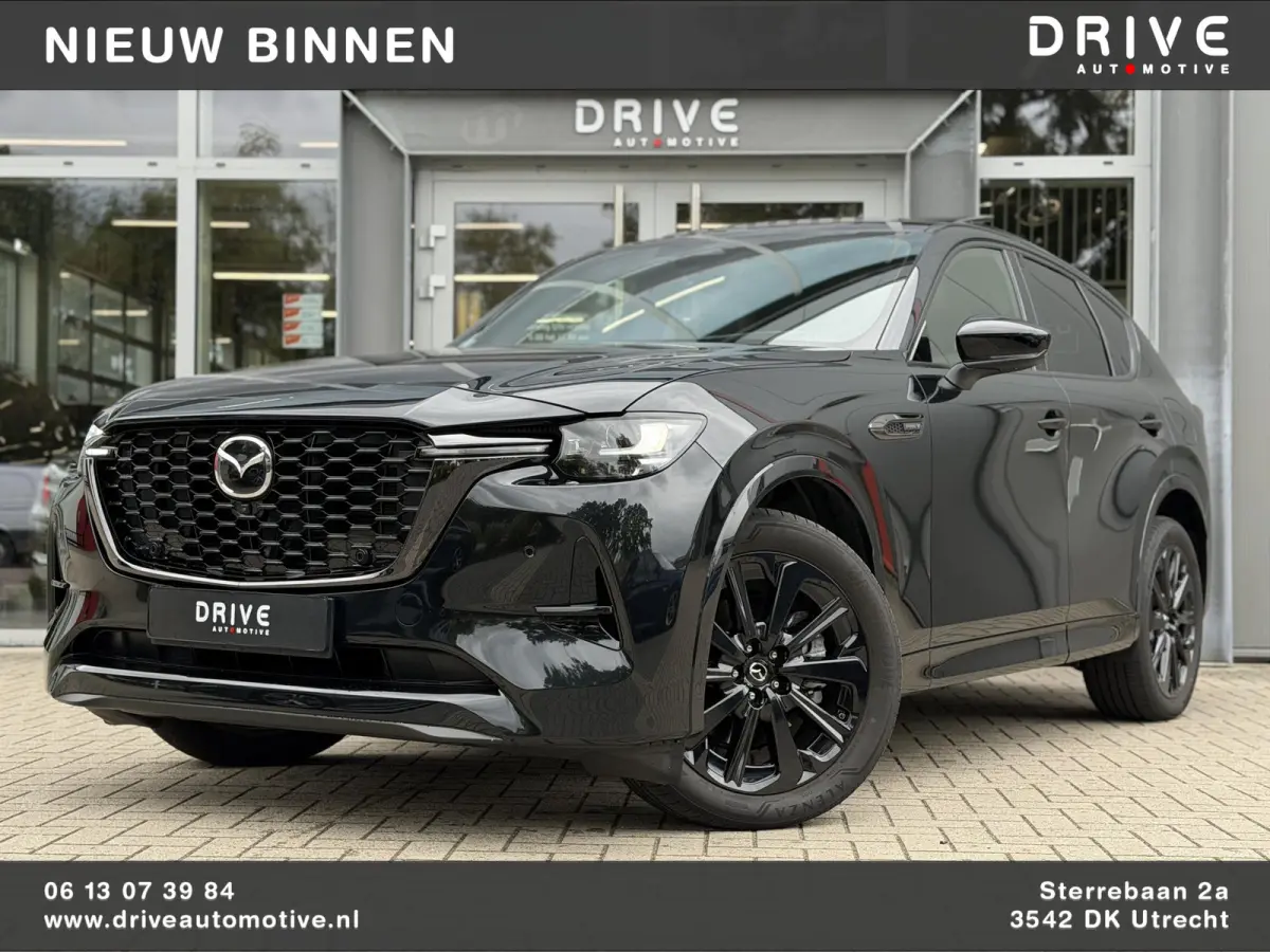 2.5 e-SkyActiv PHEV Homura Plus Black |Pano|Leer|Memory|Ventilatie|Bose|HUD|