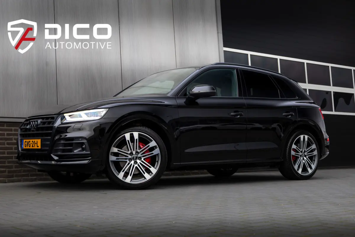 SQ5 3.0 TFSI 354 pk SQ5 Quattro Pro Line Plus S-Line / Carbon/ Pano-Dak/ Keyless/ Head-Up/ Camera/ Adap.Cruise/ B&O-Sound/ Stand-Kachel/ Sport-Stoelen/ Stoel.Verw/ 21'' LMV