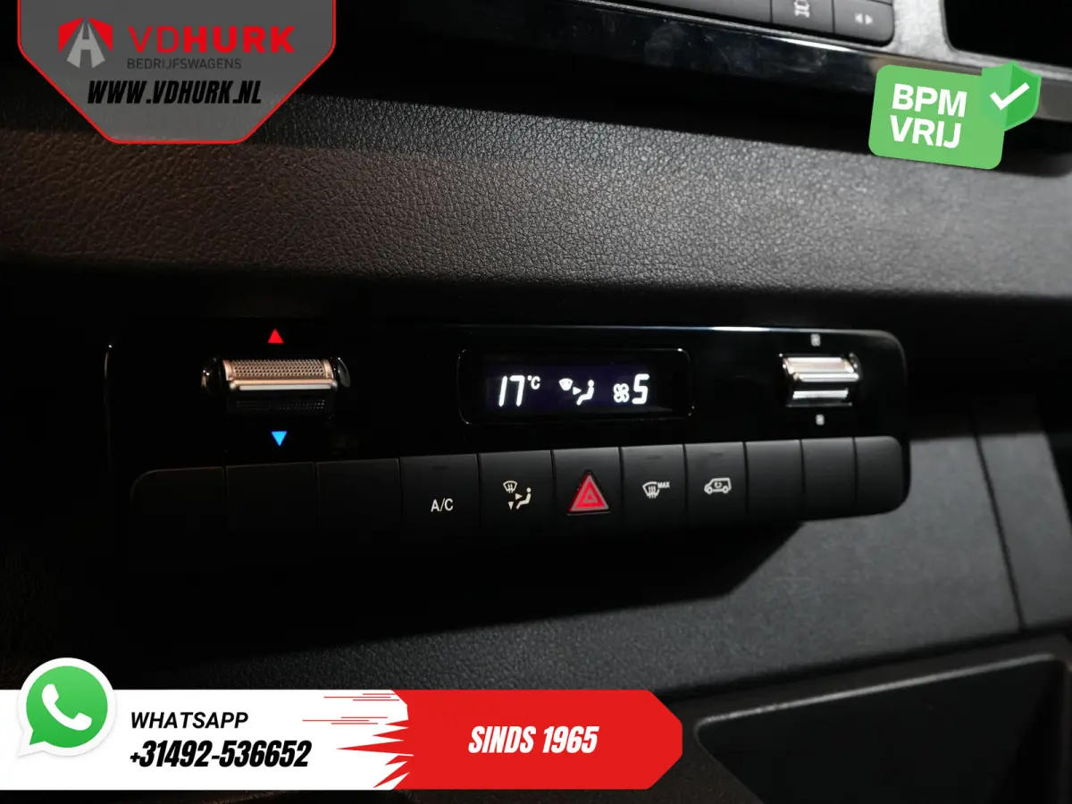 317 CDI L2H2 Aut. LED/ 270Gr.Deuren/ Stoelverw./ Gev.Stoel/ Navi/ Airco/ Camera/ Cruise/ PDC