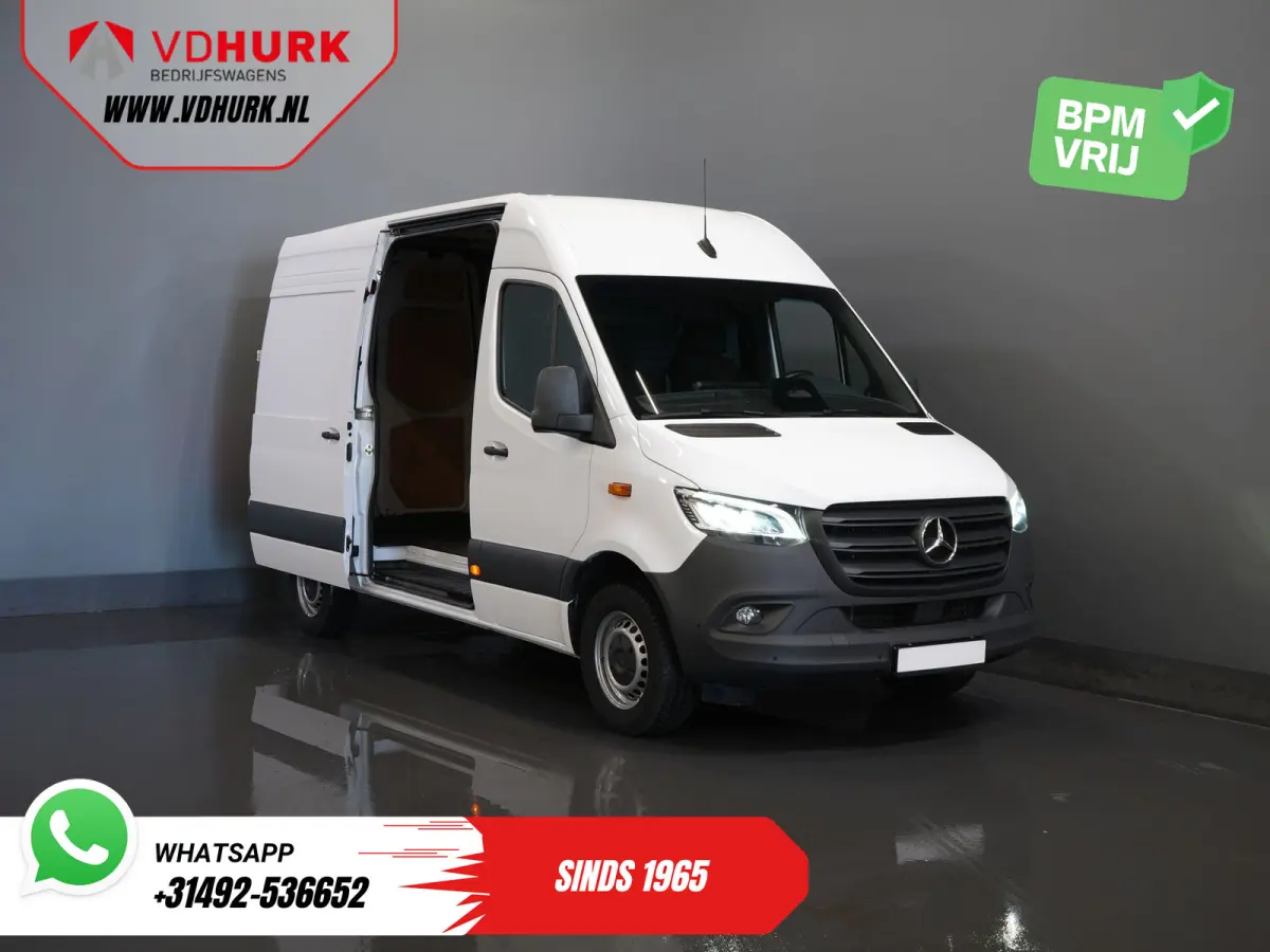 317 CDI L2H2 Aut. LED/ 270Gr.Deuren/ Stoelverw./ Gev.Stoel/ Navi/ Airco/ Camera/ Cruise/ PDC