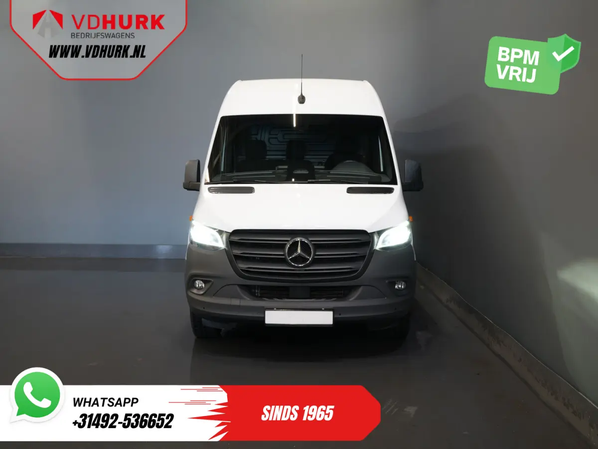 317 CDI L2H2 Aut. LED/ 270Gr.Deuren/ Stoelverw./ Gev.Stoel/ Navi/ Airco/ Camera/ Cruise/ PDC