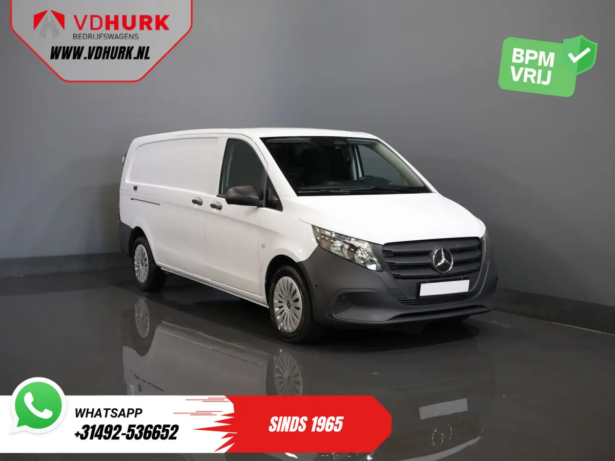 116 CDI Aut. L3 Stoelverw./ 270Gr.Deuren/ Navi/ Camera/ Cruise/ Airco