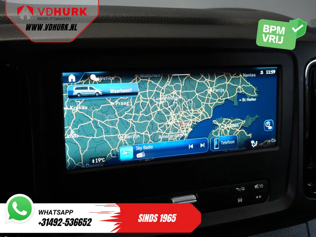 116 CDI Aut. L3 Stoelverw./ 270Gr.Deuren/ Navi/ Camera/ Cruise/ Airco