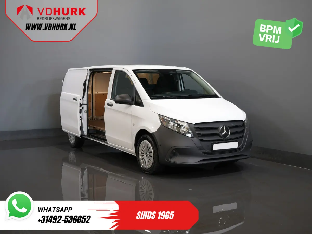 116 CDI Aut. L3 Stoelverw./ 270Gr.deuren/ Navi/ Camera/ Cruise/ Airco