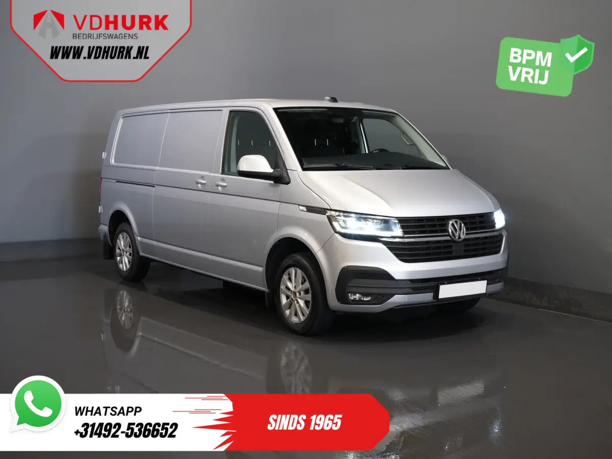 T6.1 2.0 TDI L2 150 pk Aut. LED/ Adapt.Cruise/ Carplay/ Standkachel/ Stoelverw./ Airco/ Camera/ PDC/ 16’LMV/ Trekhaak