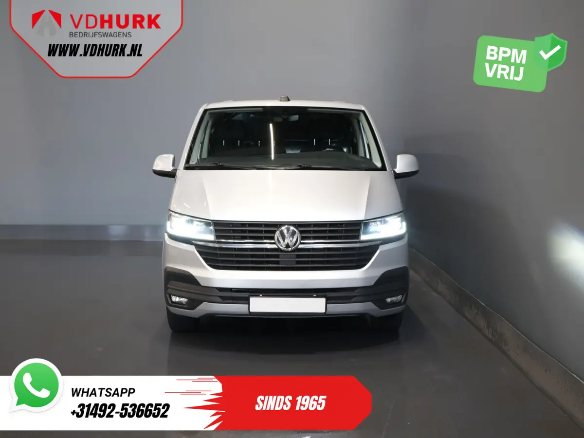 T6.1 2.0 TDI L2 150 pk Aut. LED/ Adapt.Cruise/ Carplay/ Standkachel/ Stoelverw./ Airco/ Camera/ PDC/ 16’LMV/ Trekhaak