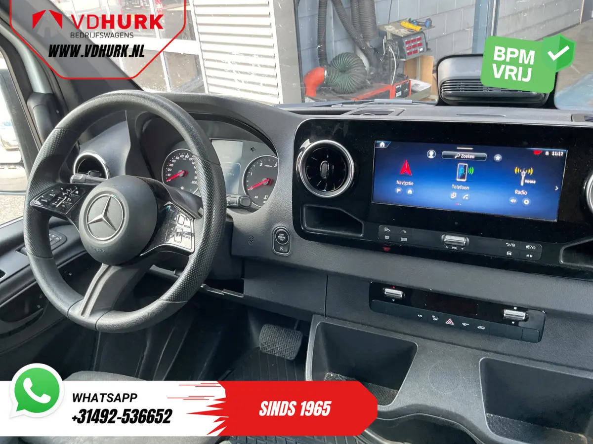 317 CDI L2H2 Aut. LED/ 270Gr.Deuren/ Stoelverw./ Gev.Stoel/ Navi/ Airco/ Camera/ Cruise/ PDC