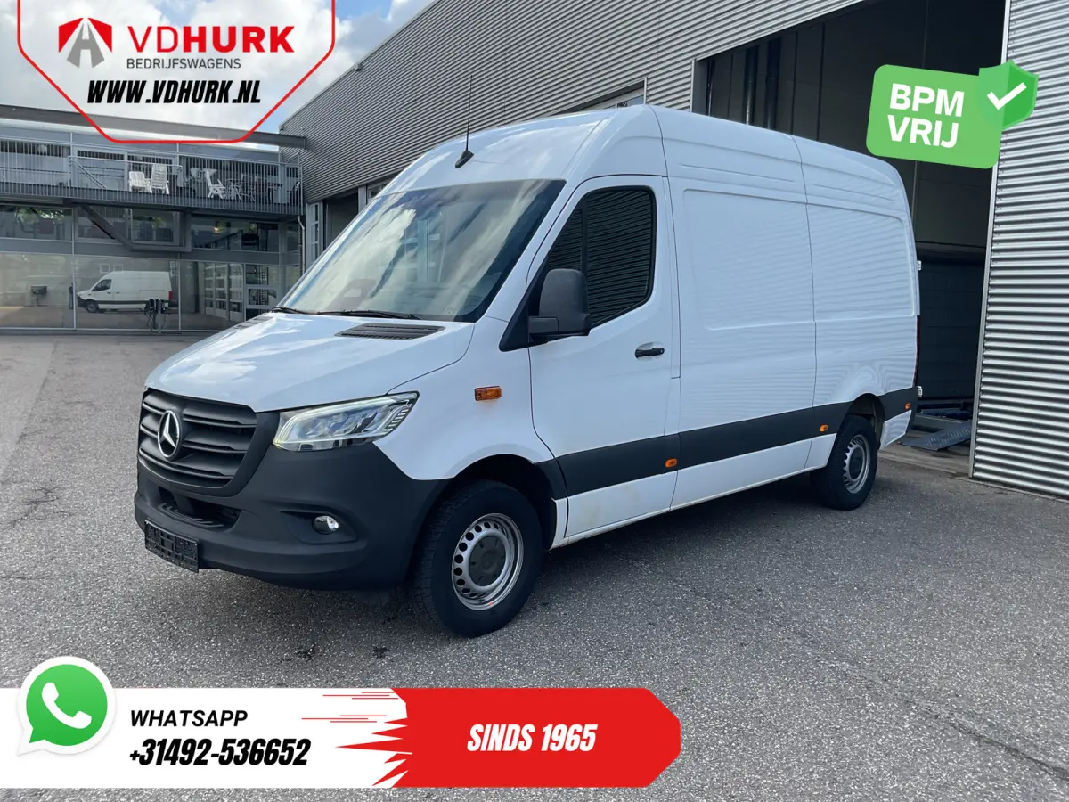 317 CDI L2H2 Aut. LED/ 270Gr.Deuren/ Stoelverw./ Gev.Stoel/ Navi/ Airco/ Camera/ Cruise/ PDC