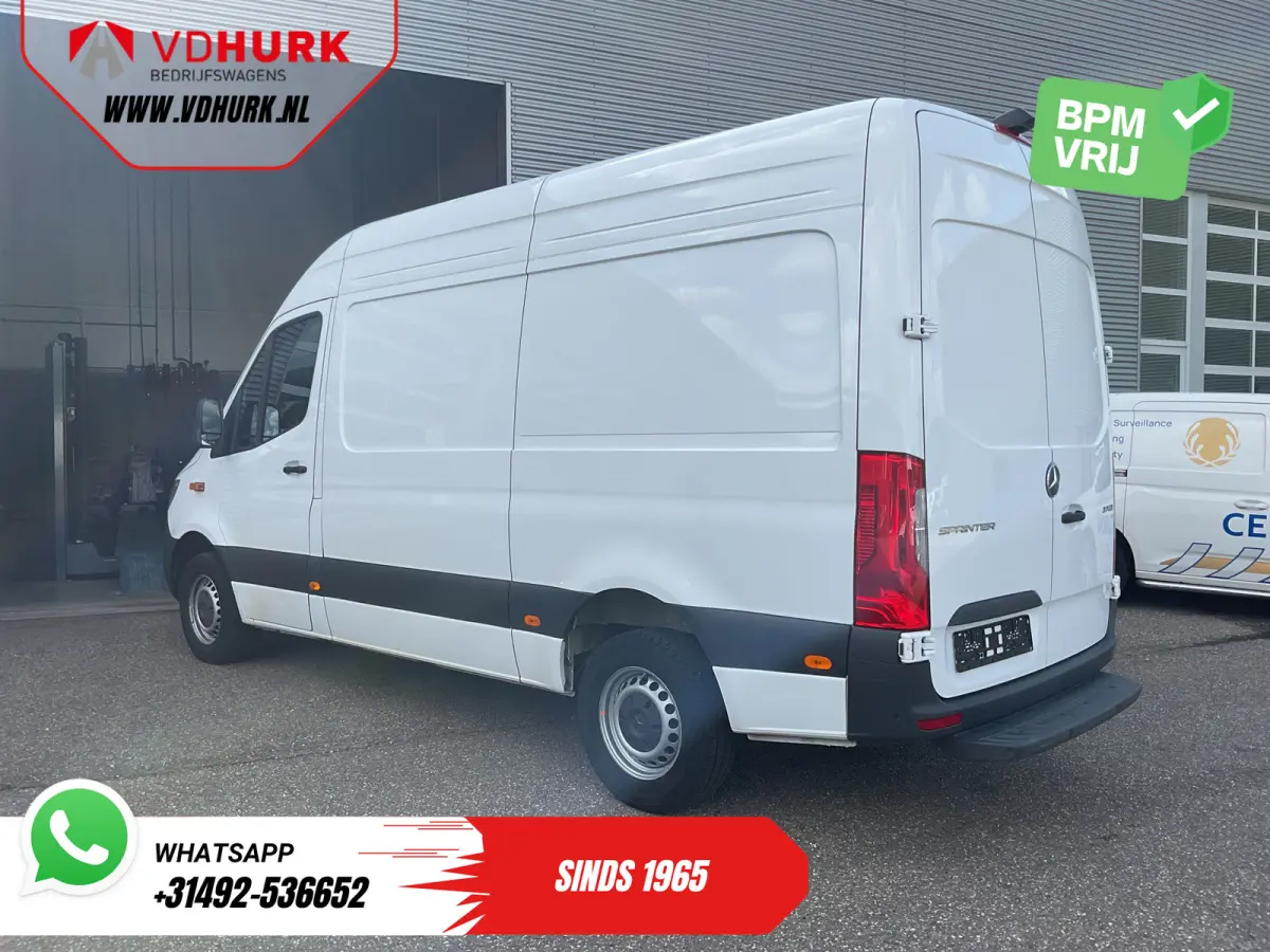 317 CDI L2H2 Aut. LED/ 270Gr.Deuren/ Stoelverw./ Gev.Stoel/ Navi/ Airco/ Camera/ Cruise/ PDC