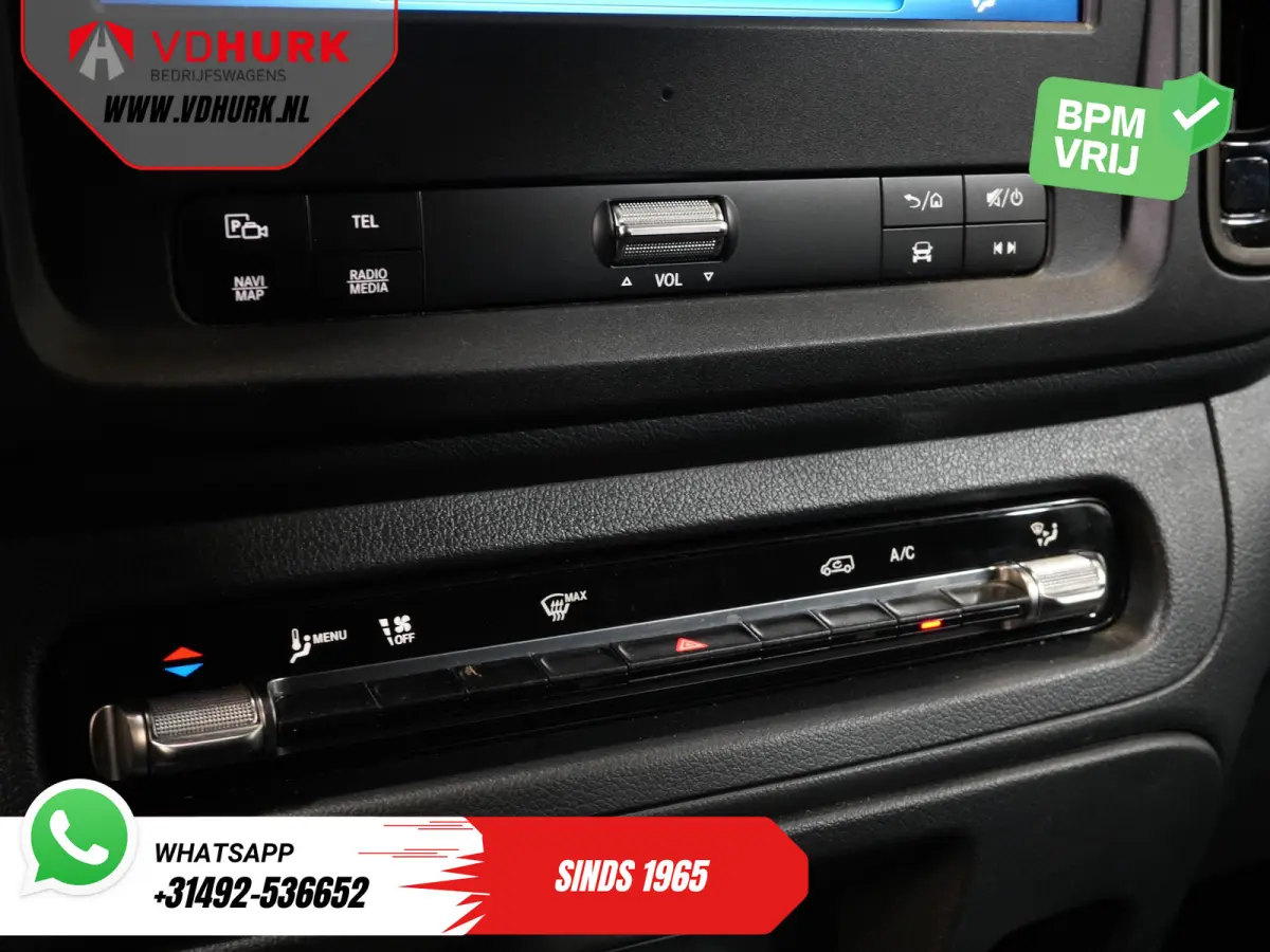 116 CDI Aut. L3 Stoelverw./ 270Gr.deuren/ Navi/ Camera/ Cruise/ Airco