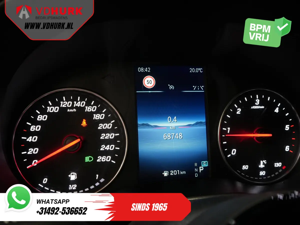 116 CDI Aut. L3 Stoelverw./ 270Gr.deuren/ Navi/ Camera/ Cruise/ Airco
