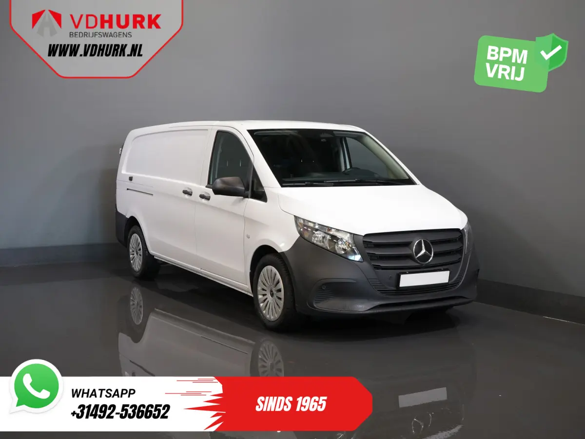 116 CDI Aut. L3 Stoelverw./ 270Gr.deuren/ Navi/ Camera/ Cruise/ Airco