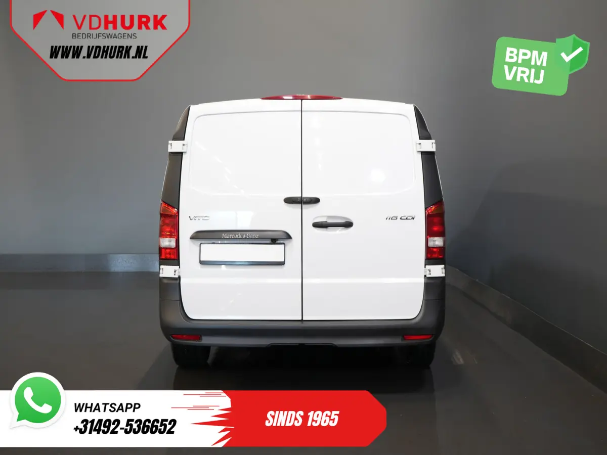 116 CDI Aut. L3 Stoelverw./ 270Gr.deuren/ Navi/ Camera/ Cruise/ Airco
