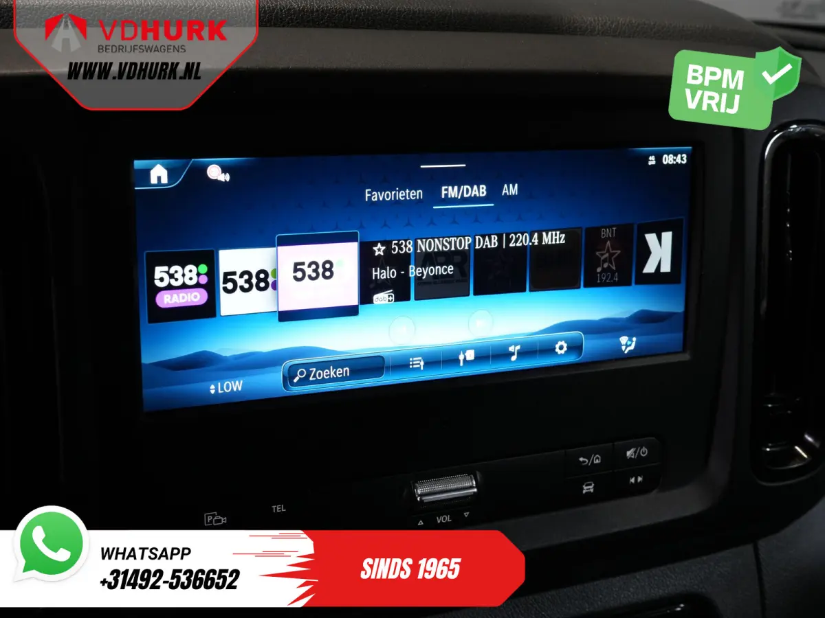 116 CDI Aut. L3 Stoelverw./ 270Gr.deuren/ Navi/ Camera/ Cruise/ Airco