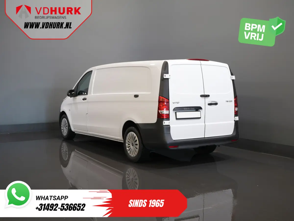 116 CDI Aut. L3 Stoelverw./ 270Gr.deuren/ Navi/ Camera/ Cruise/ Airco