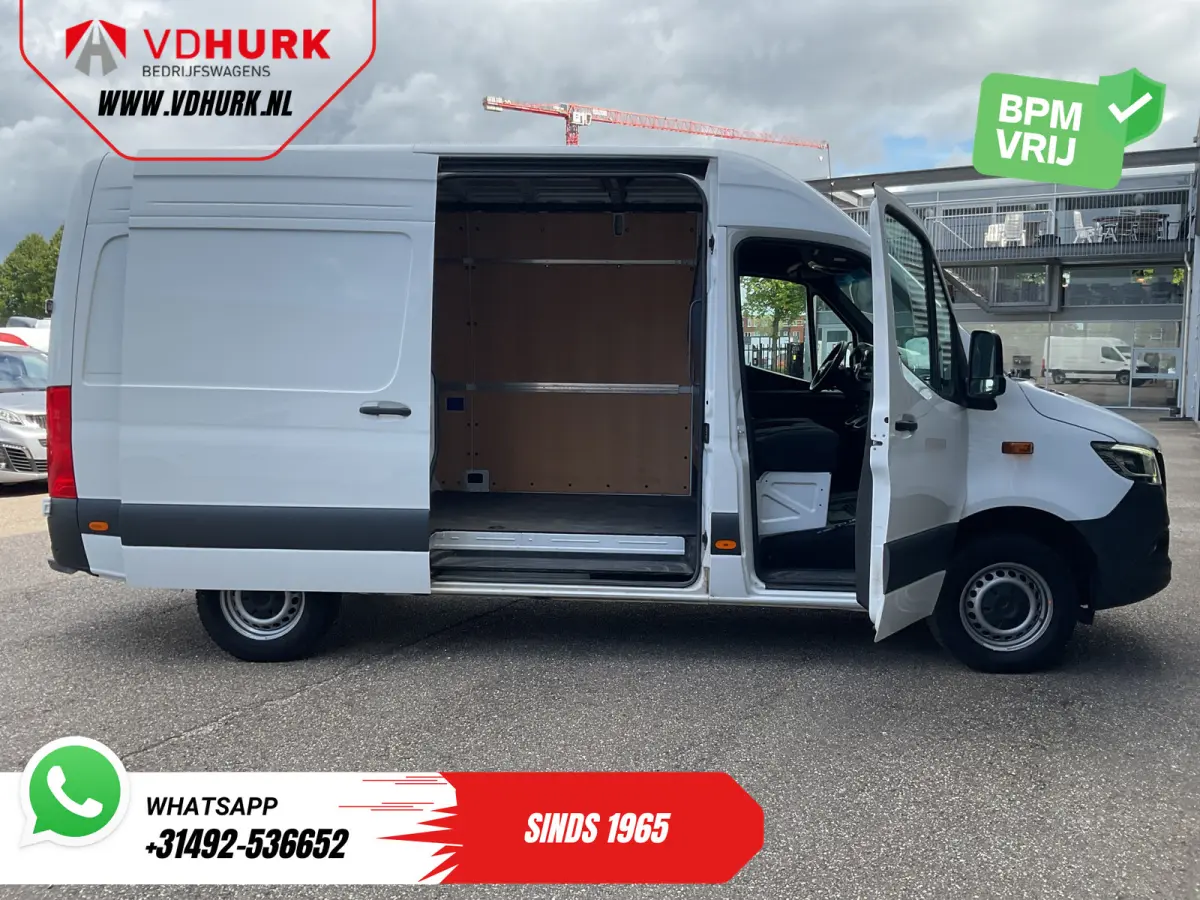 317 CDI L2H2 Aut. LED/ 270Gr.Deuren/ Stoelverw./ Gev.Stoel/ Navi/ Airco/ Camera/ Cruise/ PDC