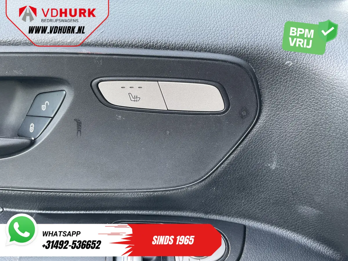 116 CDI Aut. L3 Stoelverw./ 270Gr.deuren/ Navi/ Camera/ Cruise/ Airco
