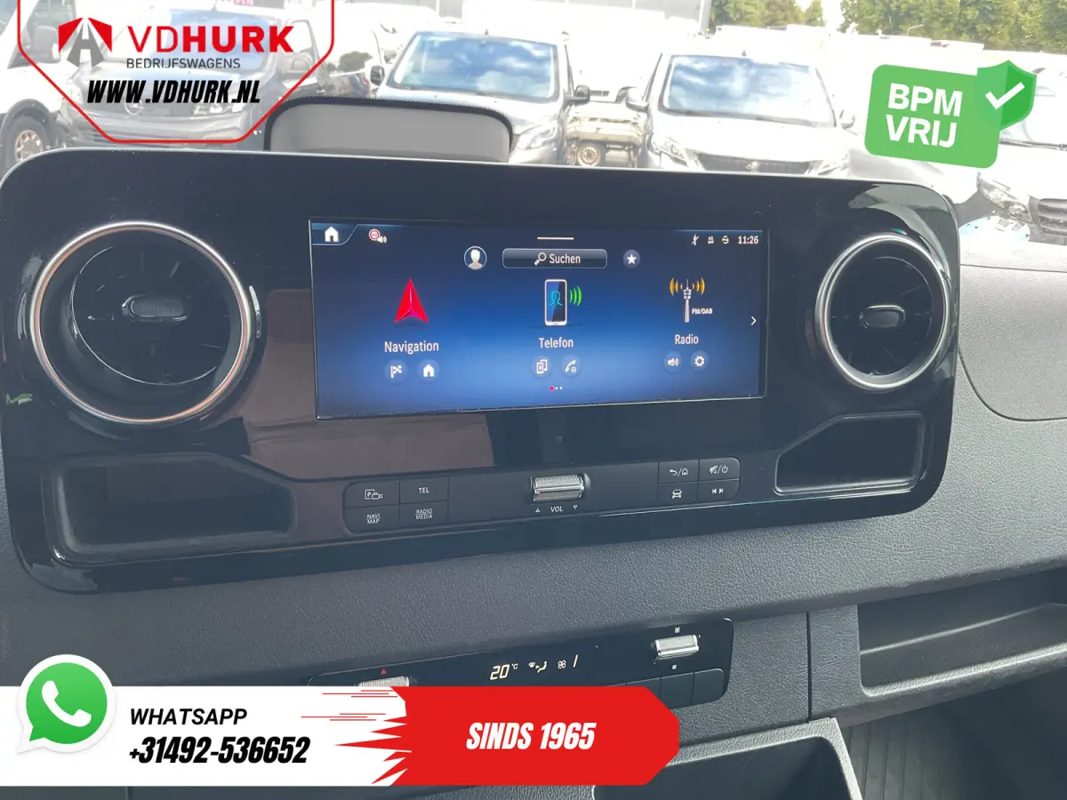 317 CDI L2H2 Aut. LED/ 270Gr.Deuren/ Stoelverw./ Gev.Stoel/ Navi/ Airco/ Camera/ Cruise/ PDC