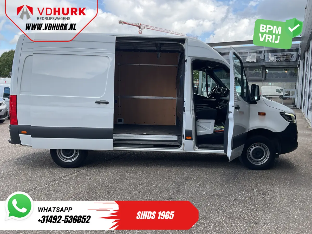 317 CDI L2H2 Aut. LED/ 270Gr.Deuren/ Stoelverw./ Gev.Stoel/ Navi/ Airco/ Camera/ Cruise/ PDC