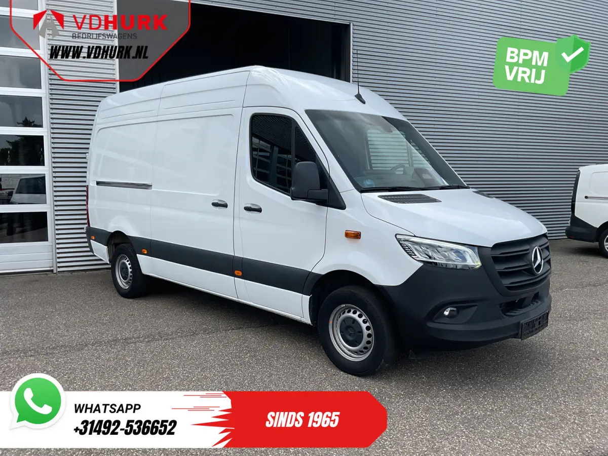 317 CDI L2H2 Aut. LED/ 270Gr.Deuren/ Stoelverw./ Gev.Stoel/ Navi/ Airco/ Camera/ Cruise/ PDC