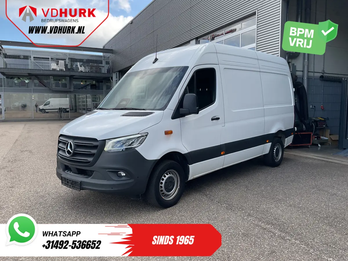 317 CDI L2H2 Aut. LED/ 270Gr.Deuren/ Stoelverw./ Gev.Stoel/ Navi/ Airco/ Camera/ Cruise/ PDC