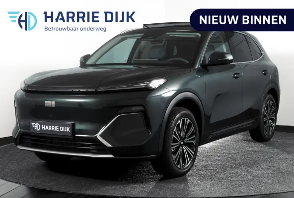 1.5 Max+ PHEV | 136km Elektrisch |S/K-Panodak | 360 Camera | NAV+App. Connect | V2L | Warmtepomp | HUD | Stoelverwarming & verkoeling | Memory | Elek. klep | Flyme | LM 19" | 7080