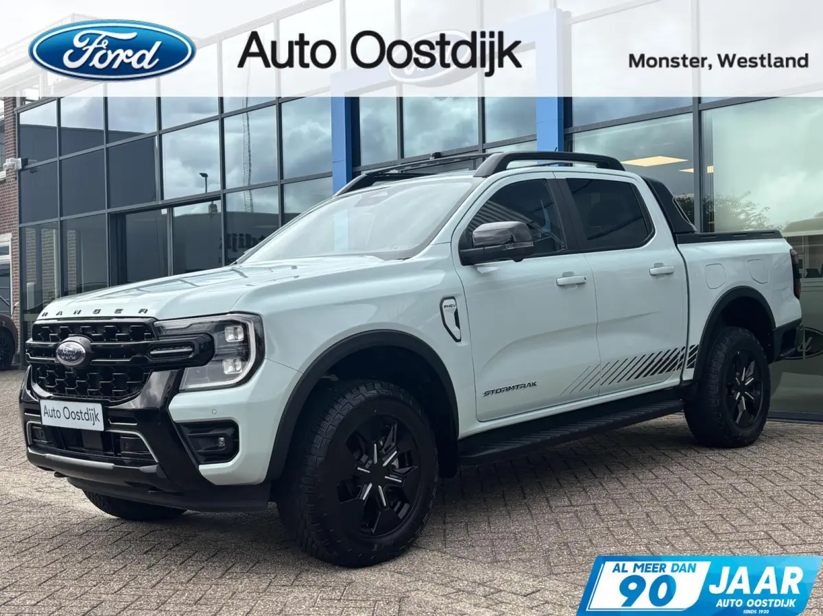 2.3 PHEV Stormtrak Automaat 280PK EX. BTW/Incl. BPM Trekhaak Elek. Rolhoes Pro Power Adaptieve Cruise Blind-Spot Stoelverwarming Full-LED *3500KG Trekgewicht*