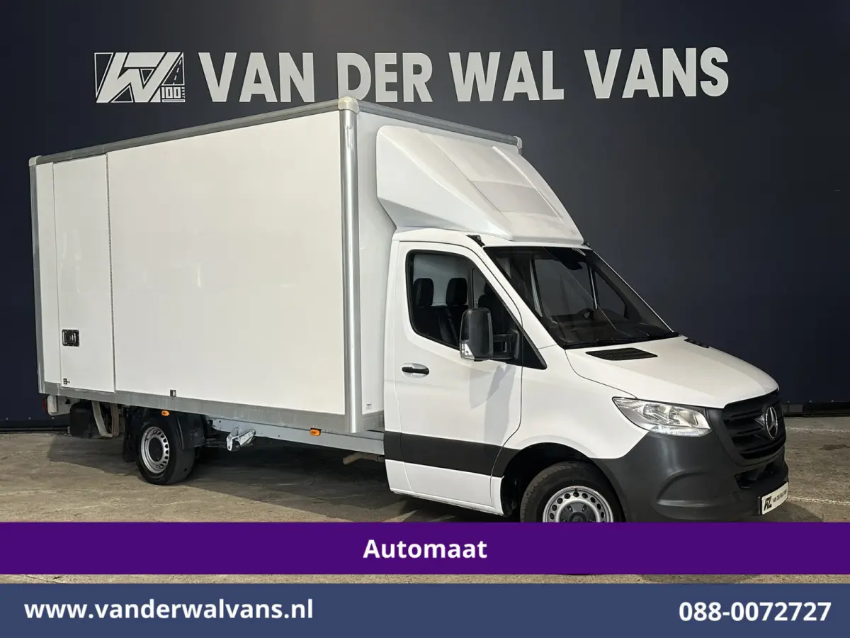 315 CDI 150pk 9G-Tronic Automaat Bakwagen 22m3 KUUB Laadklep Zijdeur Euro6 Airco | LAT om LAT | Leder Bijrijdersbank