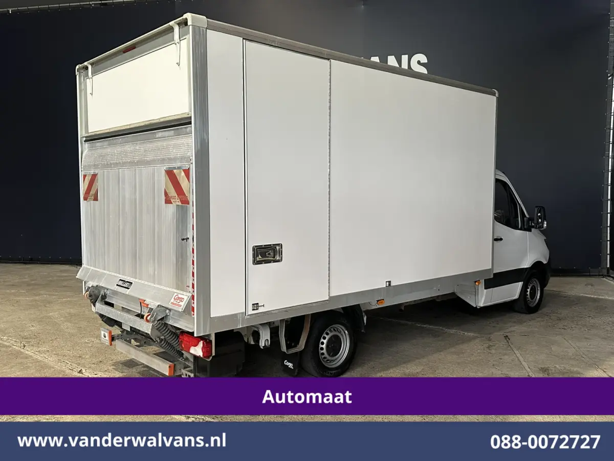 315 CDI 150pk 9G-Tronic Automaat Bakwagen 22m3 KUUB Laadklep Zijdeur Euro6 Airco | LAT om LAT | Leder Bijrijdersbank