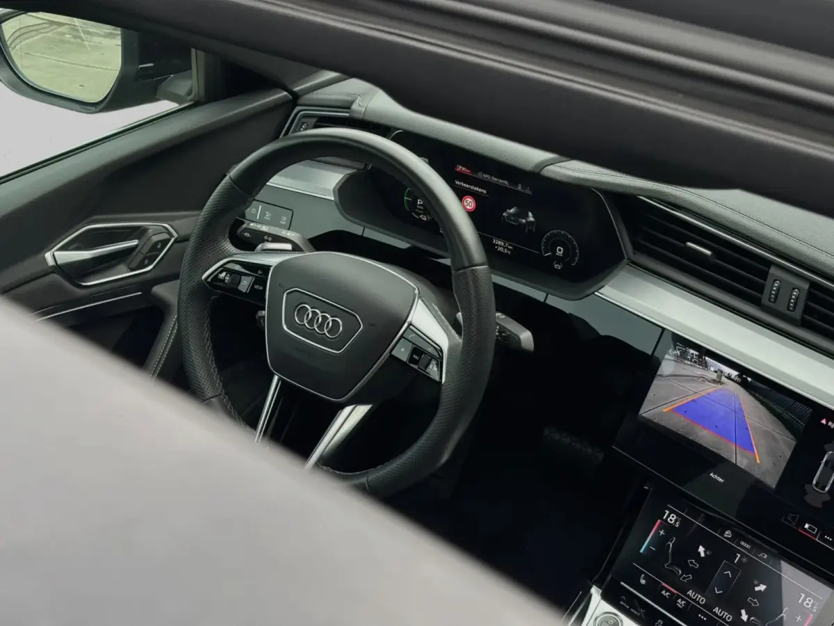 55 quattro S edition 95 kWh (NL-auto,Dealer OndH, Panorama, B&O, Camera, PDC, StoelV, Carplay, Etc)