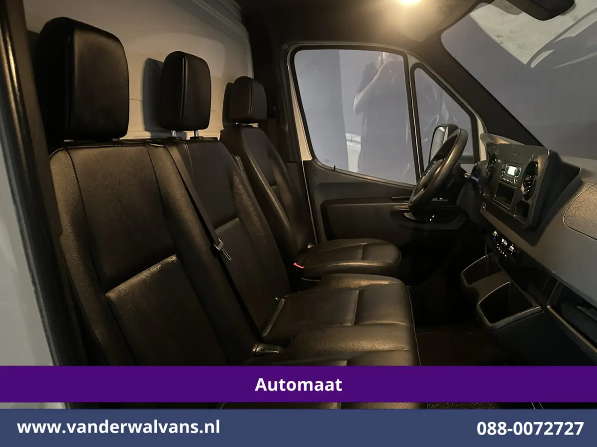 314 CDI 143pk 9G-Tronic Automaat Bakwagen 22m3 KUUB Laadklep Zijdeur Euro6 Airco | LAT om LAT | Leder Bijrijdersbank