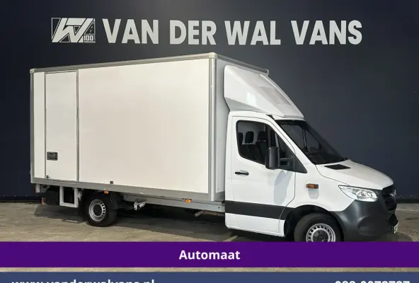 314 CDI 143pk 9G-Tronic Automaat Bakwagen 22m3 KUUB Laadklep Zijdeur Euro6 Airco | LAT om LAT | Leder Bijrijdersbank