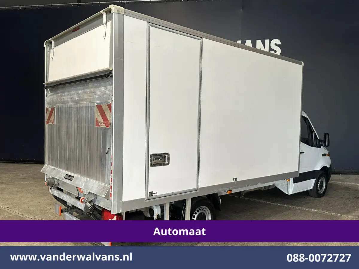 314 CDI 143pk 9G-Tronic Automaat Bakwagen 22m3 KUUB Laadklep Zijdeur Euro6 Airco | LAT om LAT | Leder Bijrijdersbank