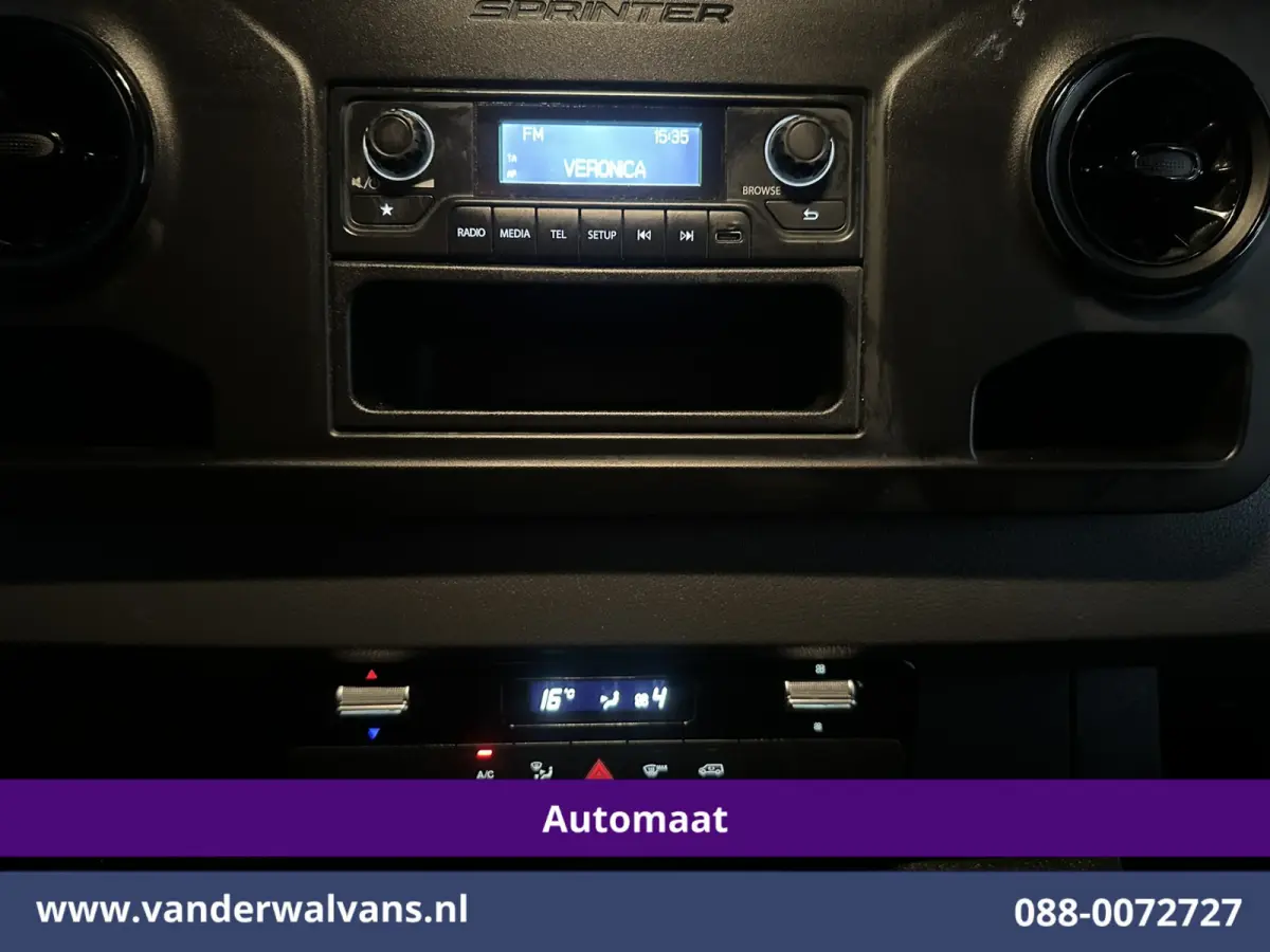 314 CDI 143pk 9G-Tronic Automaat Bakwagen 22m3 KUUB Laadklep Zijdeur Euro6 Airco | LAT om LAT | Leder Bijrijdersbank