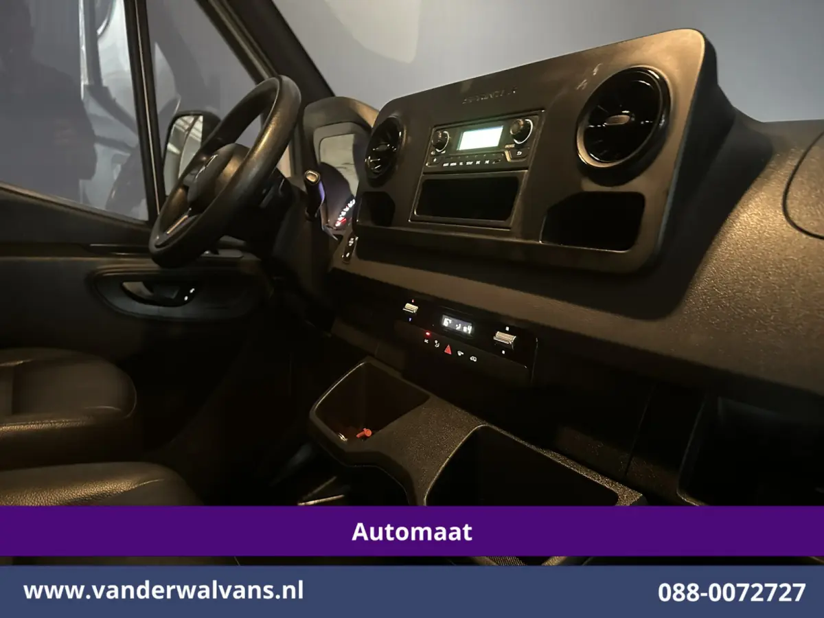 314 CDI 143pk 9G-Tronic Automaat Bakwagen 22m3 KUUB Laadklep Zijdeur Euro6 Airco | LAT om LAT | Leder Bijrijdersbank