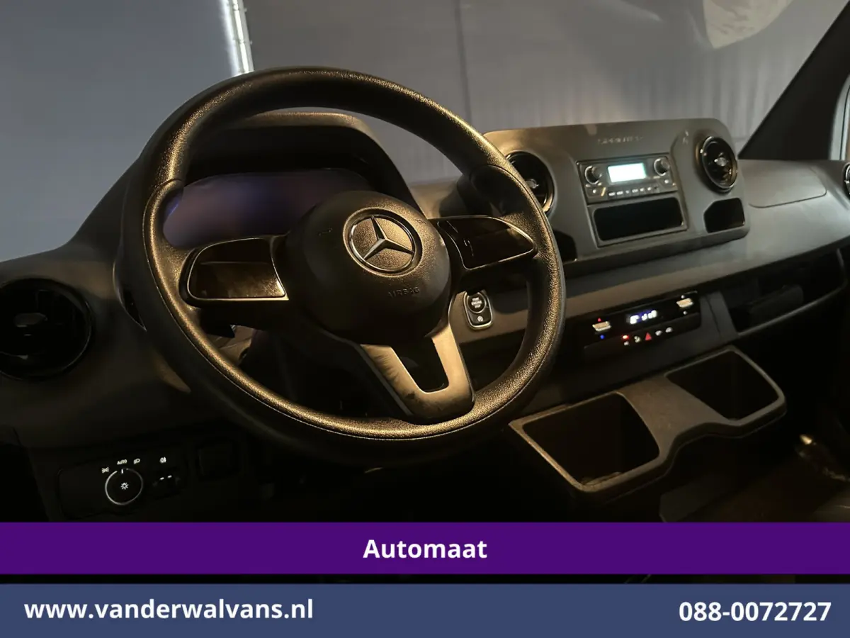 314 CDI 143pk 9G-Tronic Automaat Bakwagen 22m3 KUUB Laadklep Zijdeur Euro6 Airco | LAT om LAT | Leder Bijrijdersbank