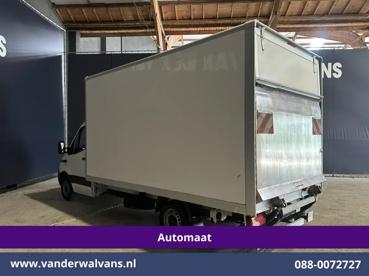 314 CDI 143pk 9G-Tronic Automaat Bakwagen 22m3 KUUB Laadklep Zijdeur Euro6 Airco | LAT om LAT | Leder Bijrijdersbank