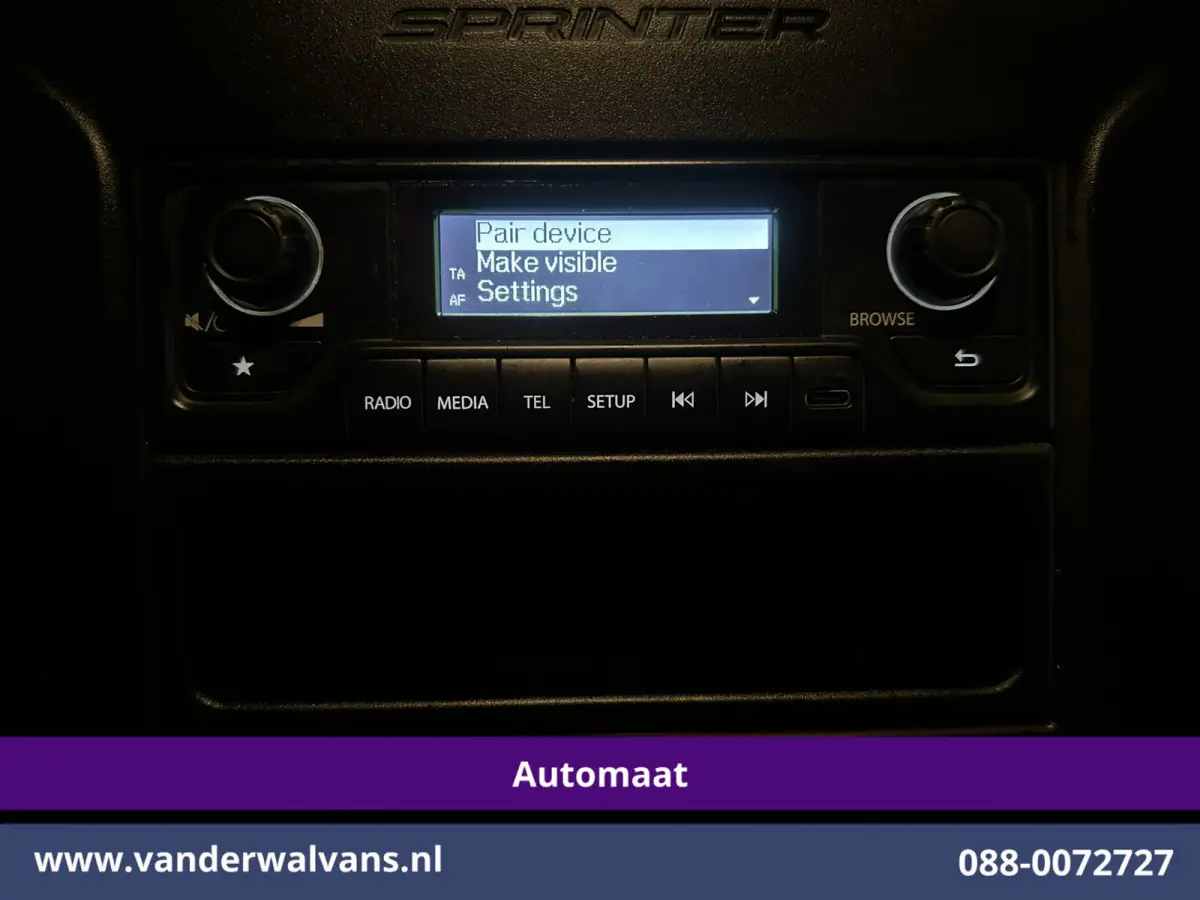 314 CDI 143pk 9G-Tronic Automaat Bakwagen 22m3 KUUB Laadklep Zijdeur Euro6 Airco | LAT om LAT | Leder Bijrijdersbank
