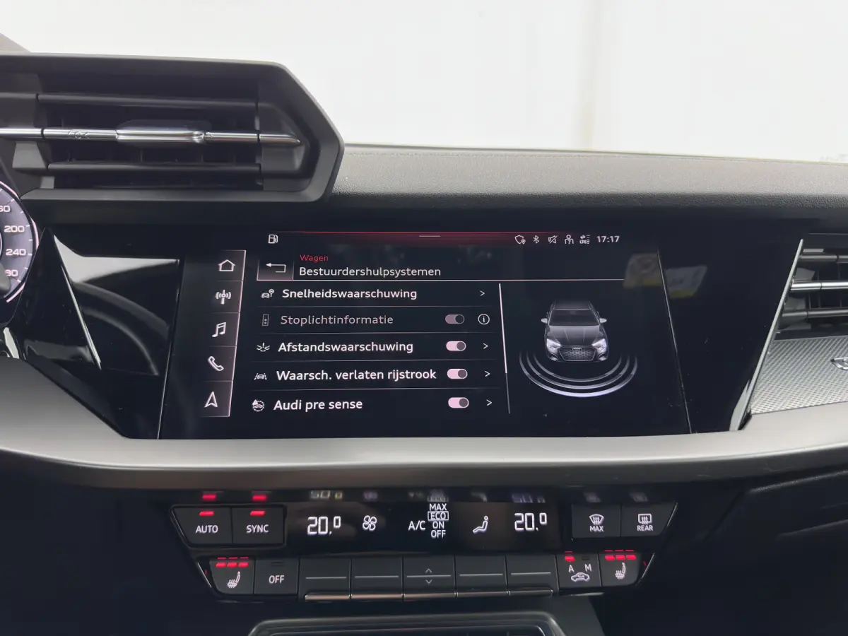 35 TFSI S edition (INCL-BTW)  *AUT | 1/2 LEATHER | MATRIX-LED | HEATED-SPORTSEATS | CRUISE | CAMERA | DIGI-COCKPIT | NAVI-FULLMAP | PRIVACY-GLASS | AMBIENT-LIGHT | ECC | PDC | 18''ALU*